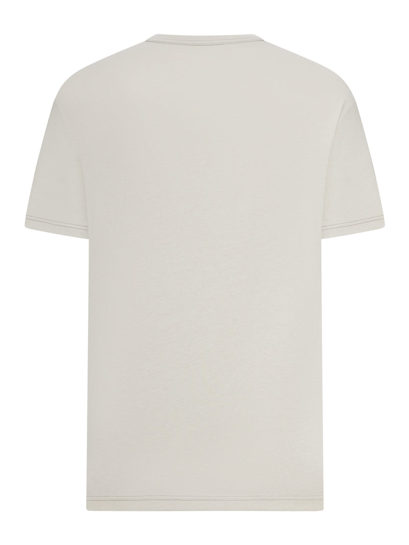 T-SHIRT A MANICHE CORTE BOXY IN JERSEY PESANTE