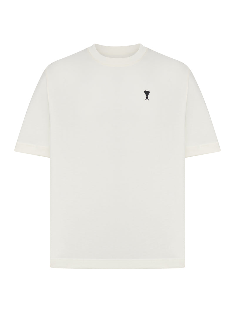 T-SHIRT BIANCA CON STAMPA PLACE DES VICTOIRES IN COTONE