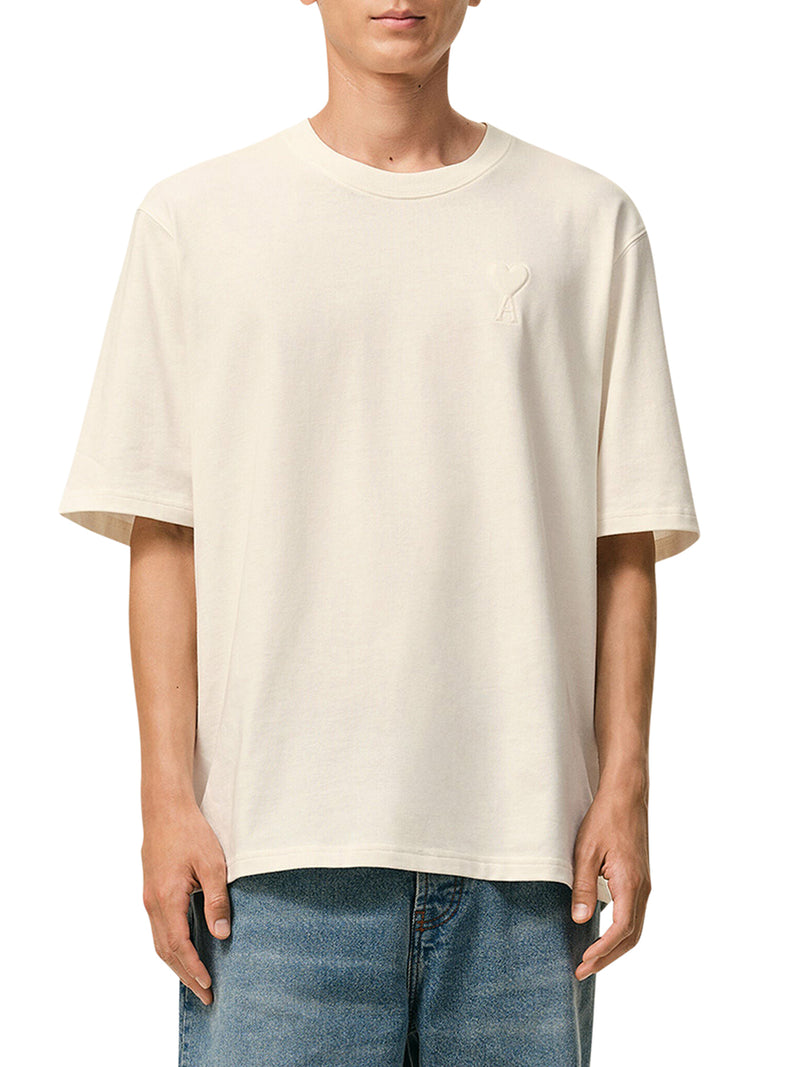 T-SHIRT AMI DE COEUR IN COTONE GOFFRATO