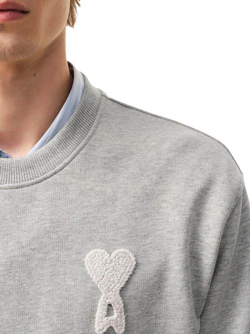 FELPA AMI DE COEUR IN MAGLIA DI COTONE