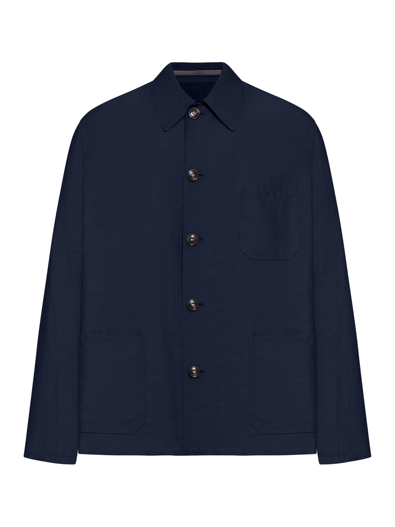 BLOUSON IN MISTO LINO
