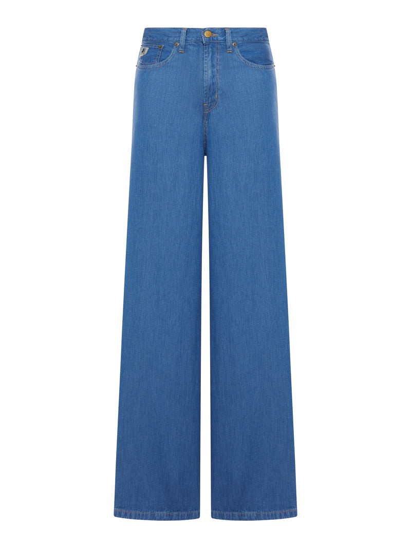 JEANS MARLENE IN DENIM DI COTONE LEGGERO