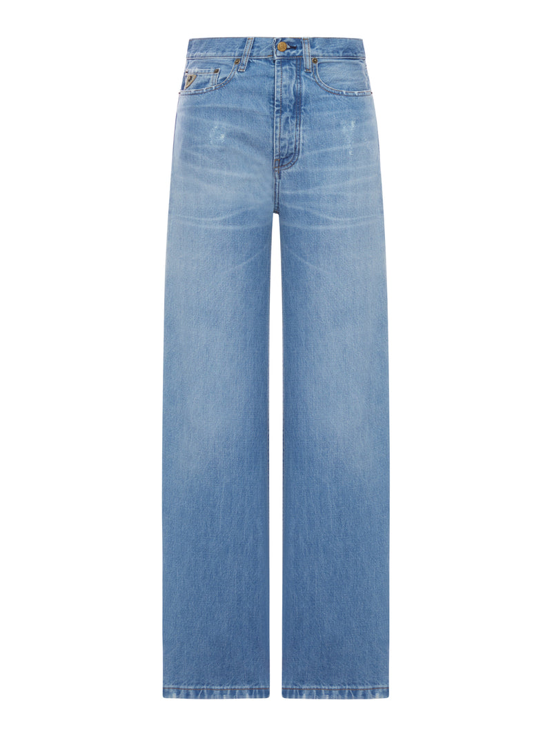 JEANS A GAMBA AMPIA SKATER LOOSE