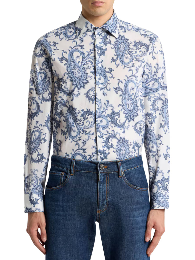 CAMICIA IN COTONE CON MOTIVO PAISLEY