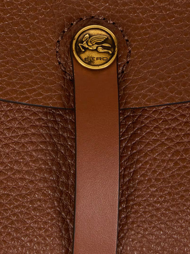 BORSA PONY MEDIA IN PELLE