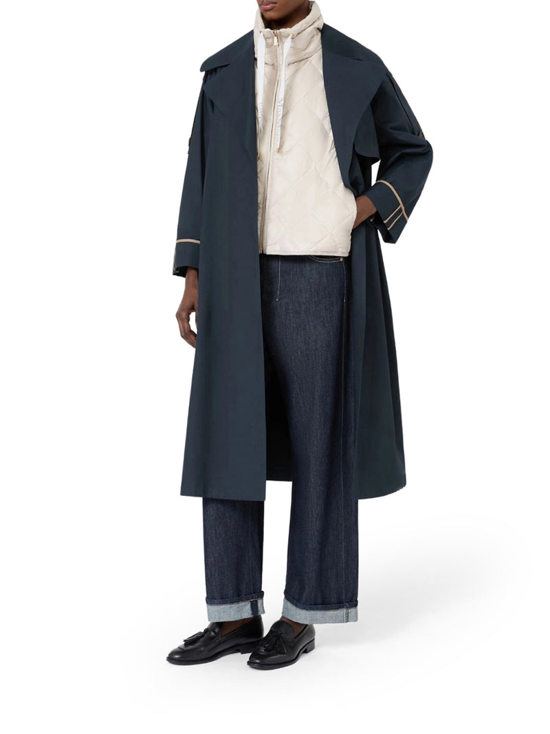 GILET IMBOTTITO IN TELA DI NYLON ANTIGOCCIA