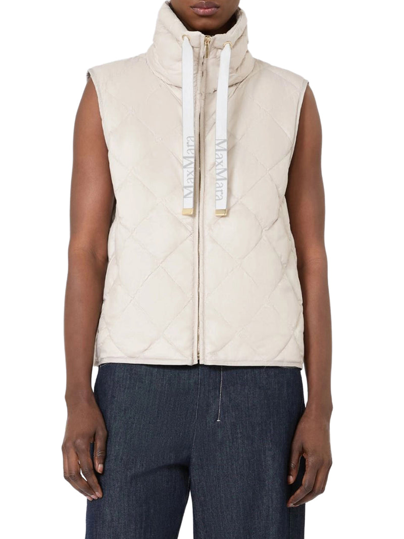 GILET IMBOTTITO IN TELA DI NYLON ANTIGOCCIA