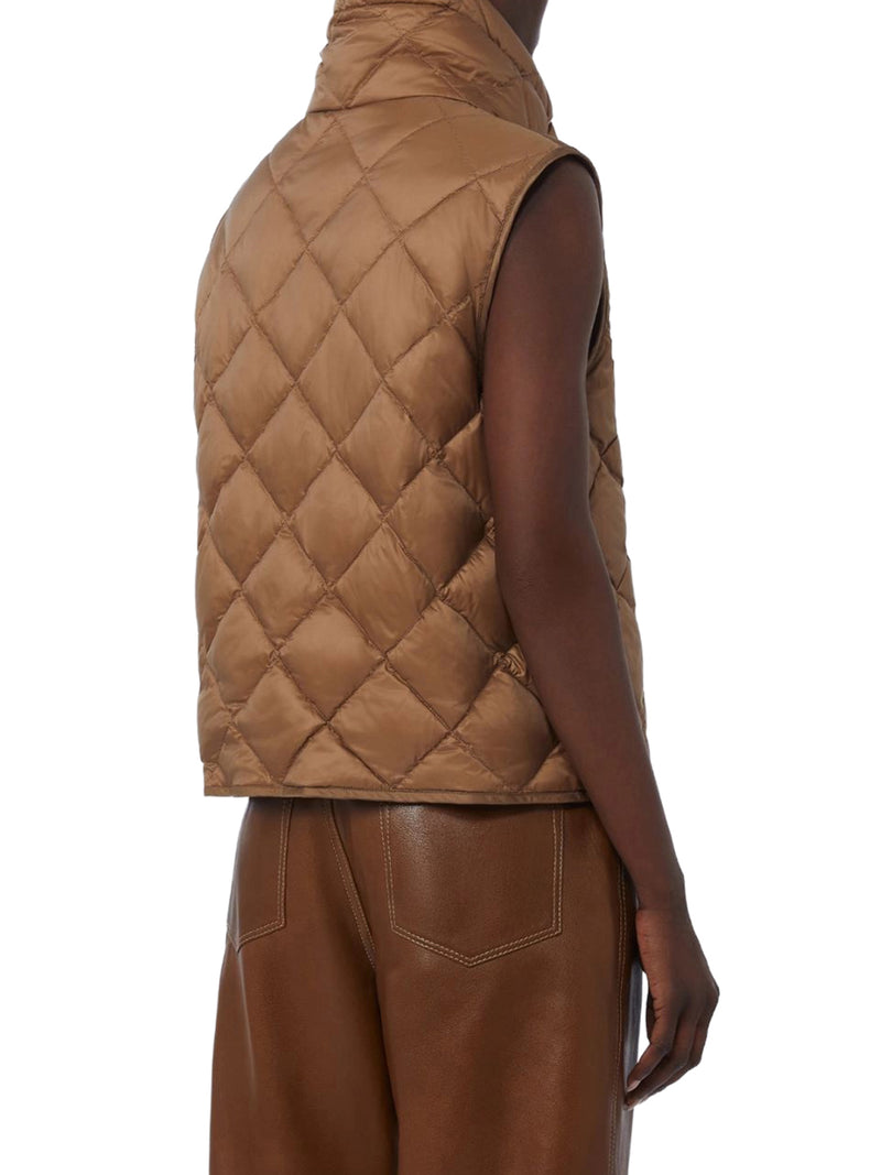 GILET IMBOTTITO IN TELA DI NYLON ANTIGOCCIA