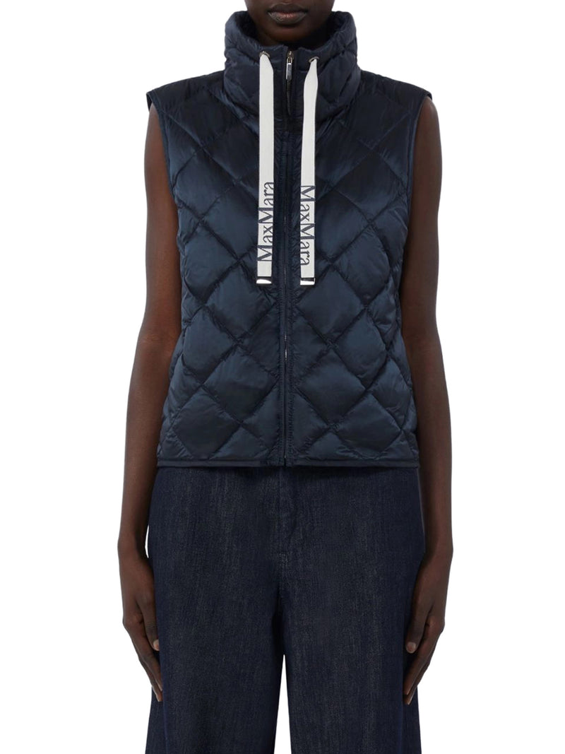 GILET IMBOTTITO IN TELA DI NYLON ANTIGOCCIA