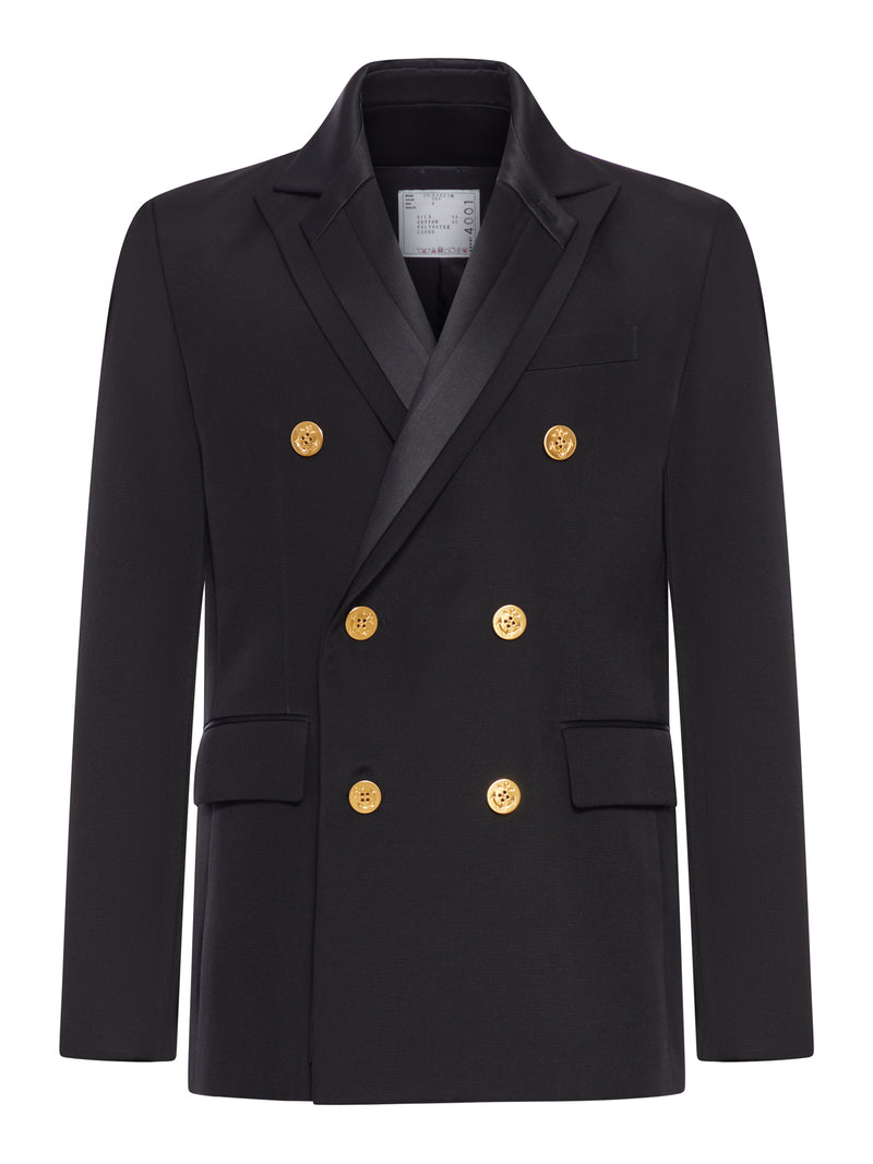 GIACCA IN COTONE E SETA DOUBLE-FACE