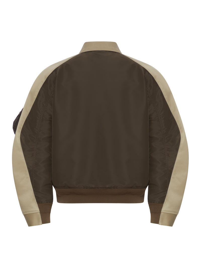 BLOUSON IN CHINO DI COTONE X TWILL DI NYLON