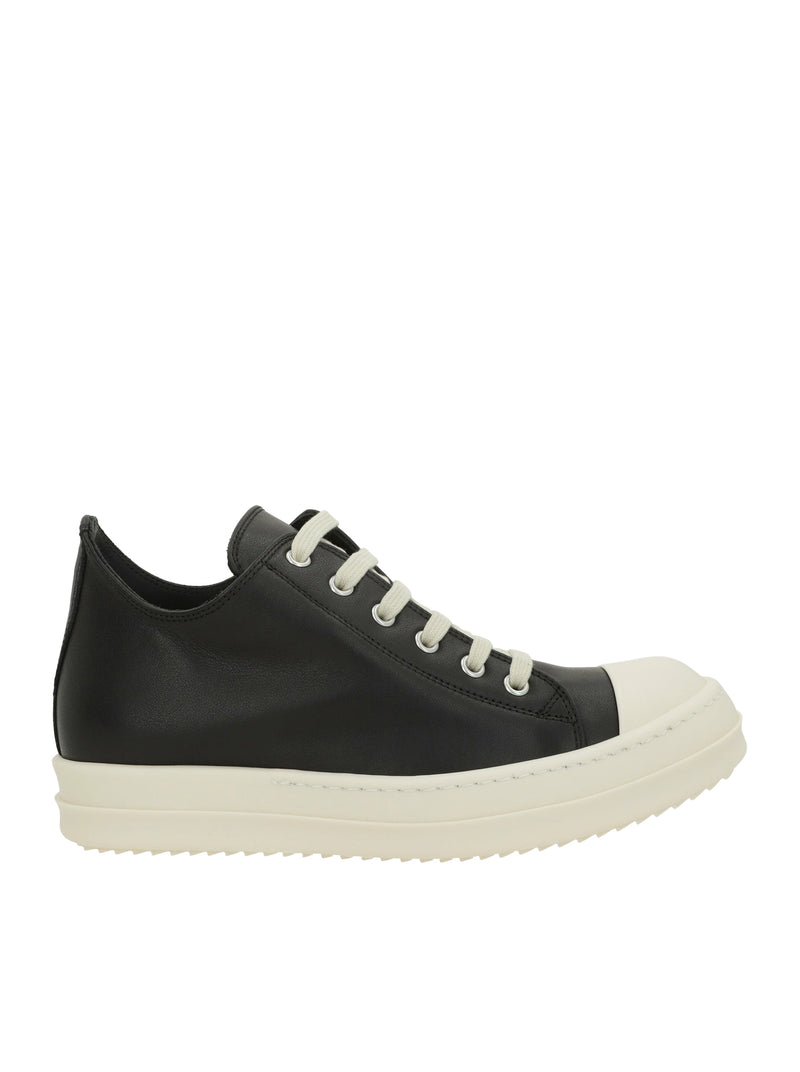 SNEAKERS BASSE IN PELLE