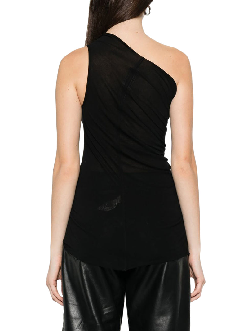 TOP ATHENA CON MANICHE ASIMMETRICHE