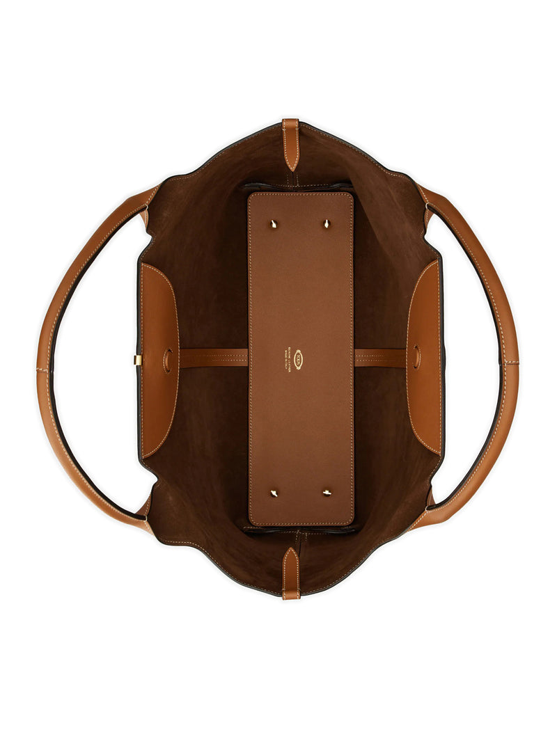 BORSA SHOPPING IN PELLE MEDIO-PICCOLA