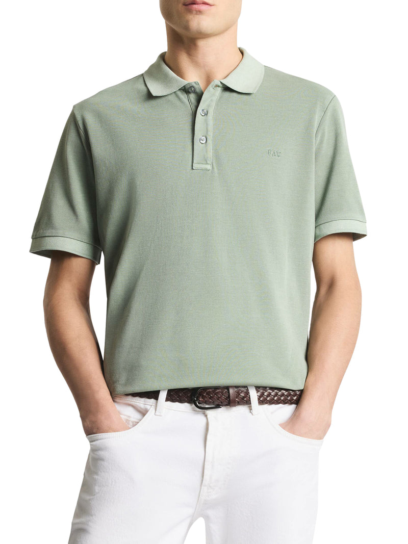 POLO IN PIQUET DI COTONE CON LOGO