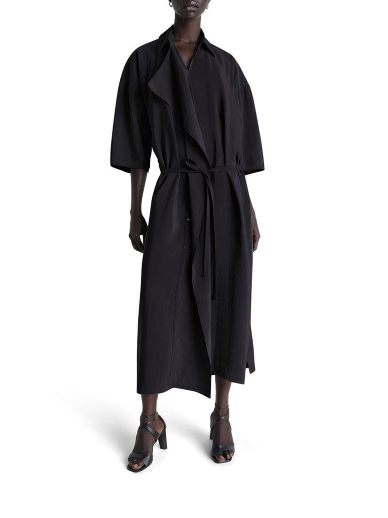 ABITO ASIMMETRICO IN SETA SECCA