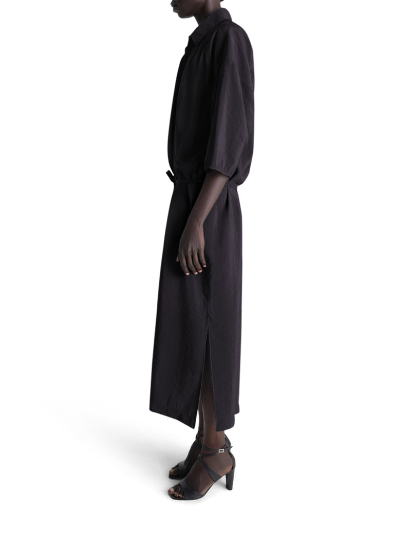 ABITO ASIMMETRICO IN SETA SECCA