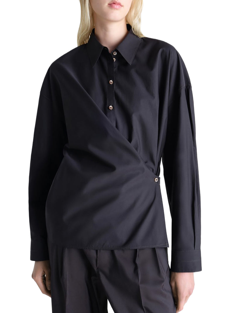 CAMICIA TWISTED IN COTONE