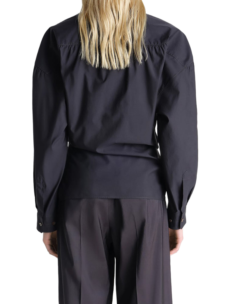 CAMICIA TWISTED IN COTONE