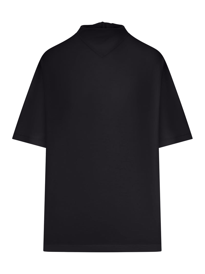 T-SHIRT CON FOULARD IN JERSEY