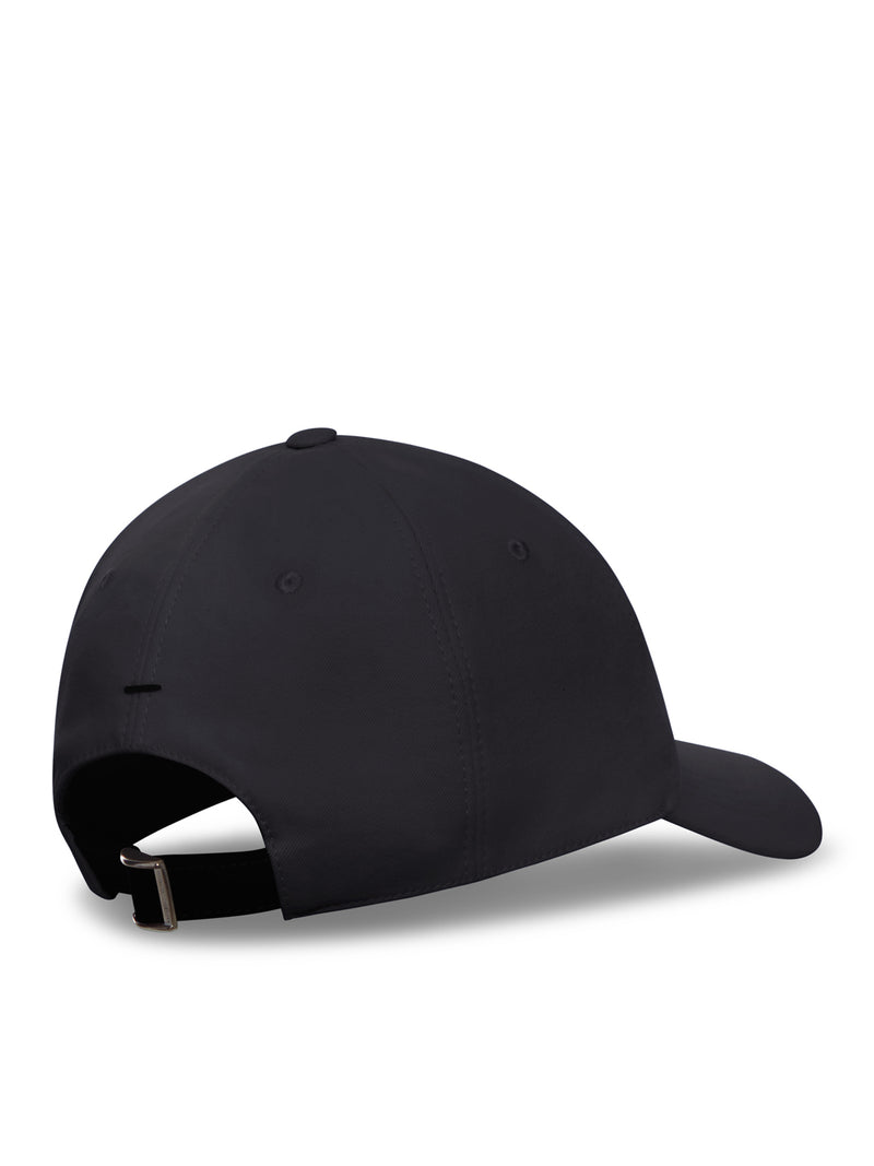 CAPPELLO BASEBALL IN GABARDINA DI COTONE RITORTO CON LOGO RICAMATO