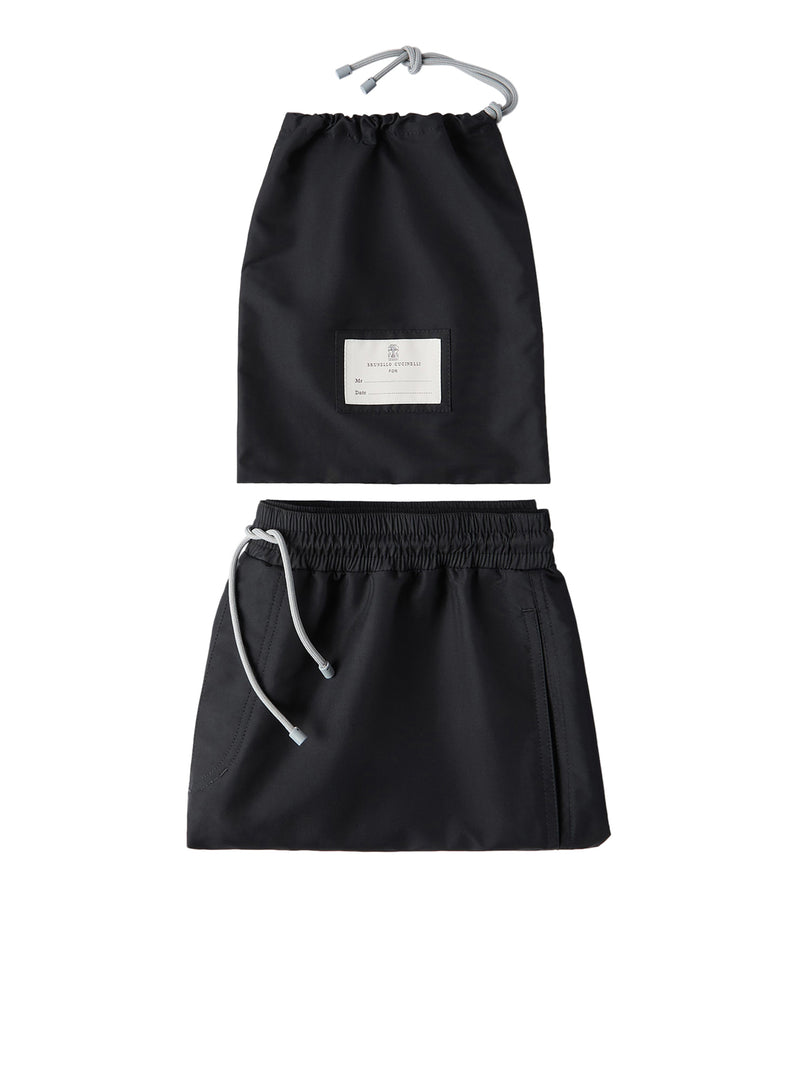 COSTUME DA BAGNO CON LOGO RICAMATO