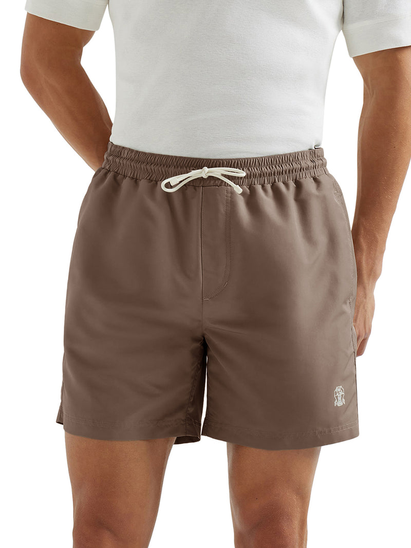 COSTUME DA BAGNO CON LOGO RICAMATO