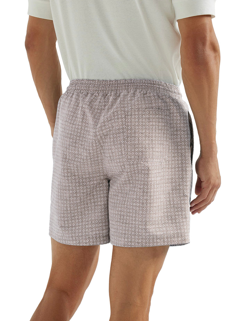 COSTUME MARE IN NYLON CON STAMPA FIORE