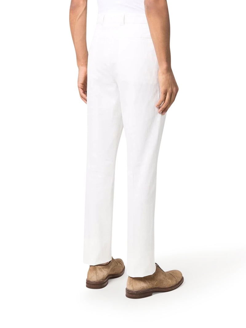 PANTALONI SARTORIALI DYED IN COTONE