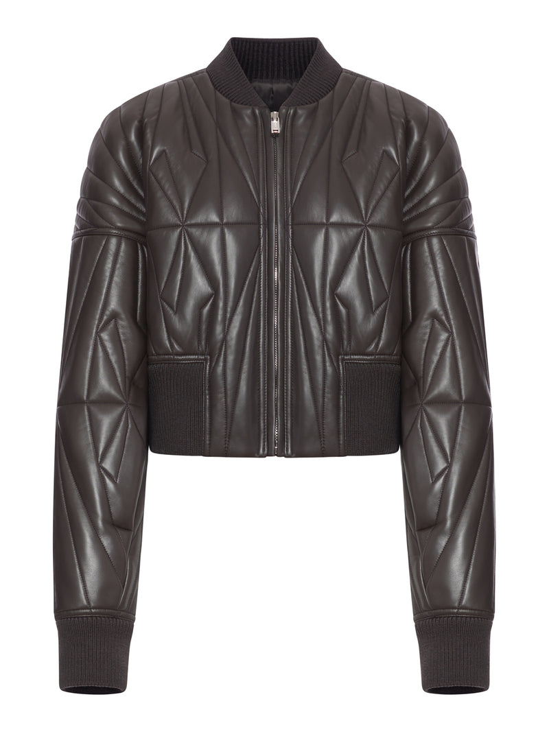 GIACCA CROPPED GEOCAMO