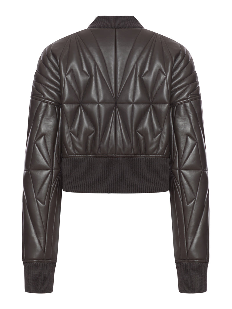 GIACCA CROPPED GEOCAMO