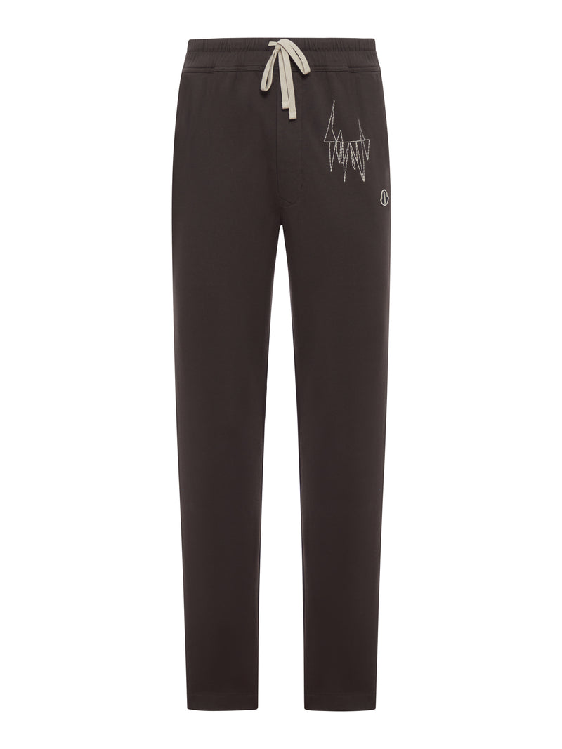 PANTALONE JOGGER CON RICAMO IN COTONE