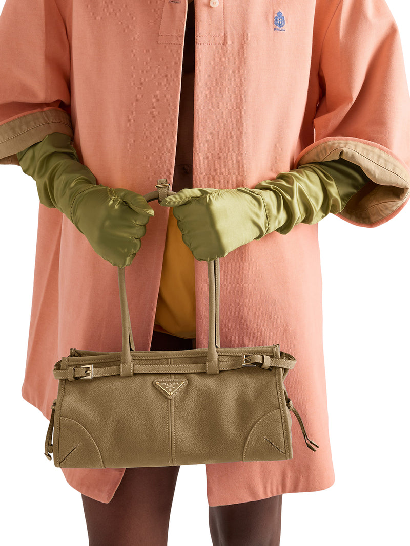 BORSA A MANO BONNIE MEDIUM IN PELLE NABUK