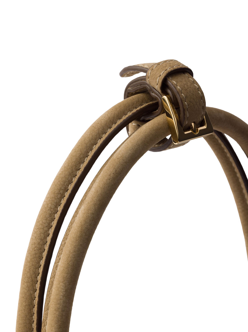 BORSA A MANO BONNIE MEDIUM IN PELLE NABUK