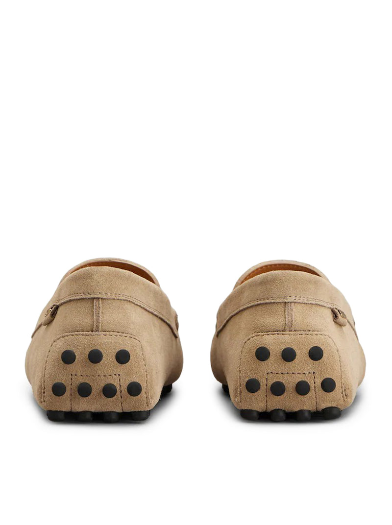 MOCASSINO GOMMINO IN PELLE SCAMOSCIATA