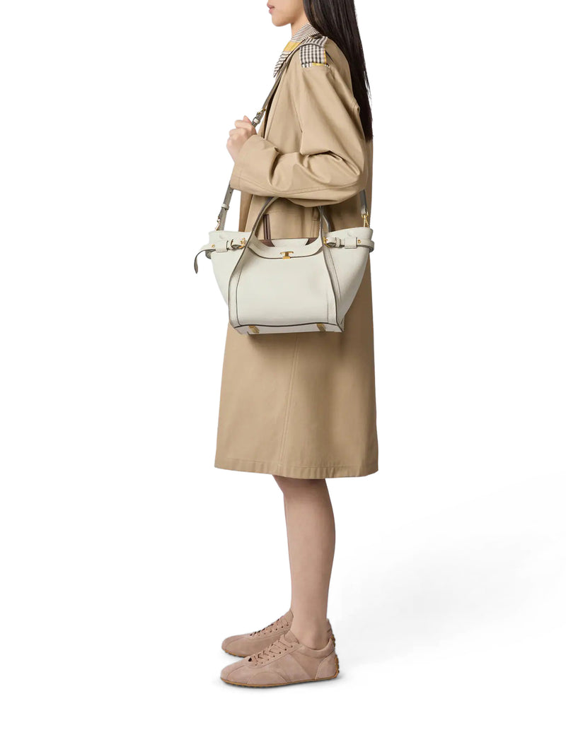 BORSA SHOPPING IN PELLE PICCOLA