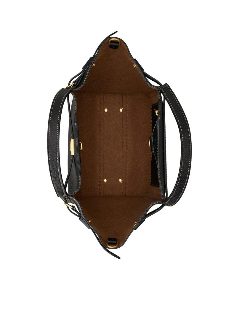 BORSA SHOPPING IN PELLE PICCOLA