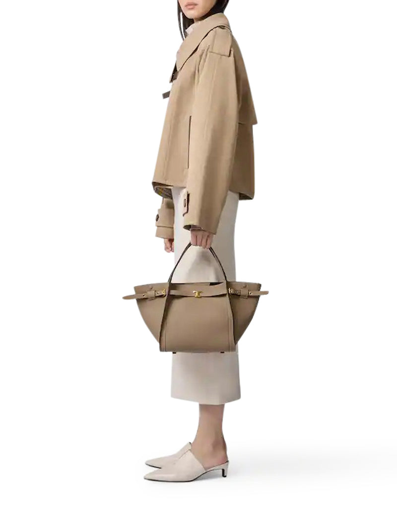 BORSA SHOPPING IN PELLE PICCOLA