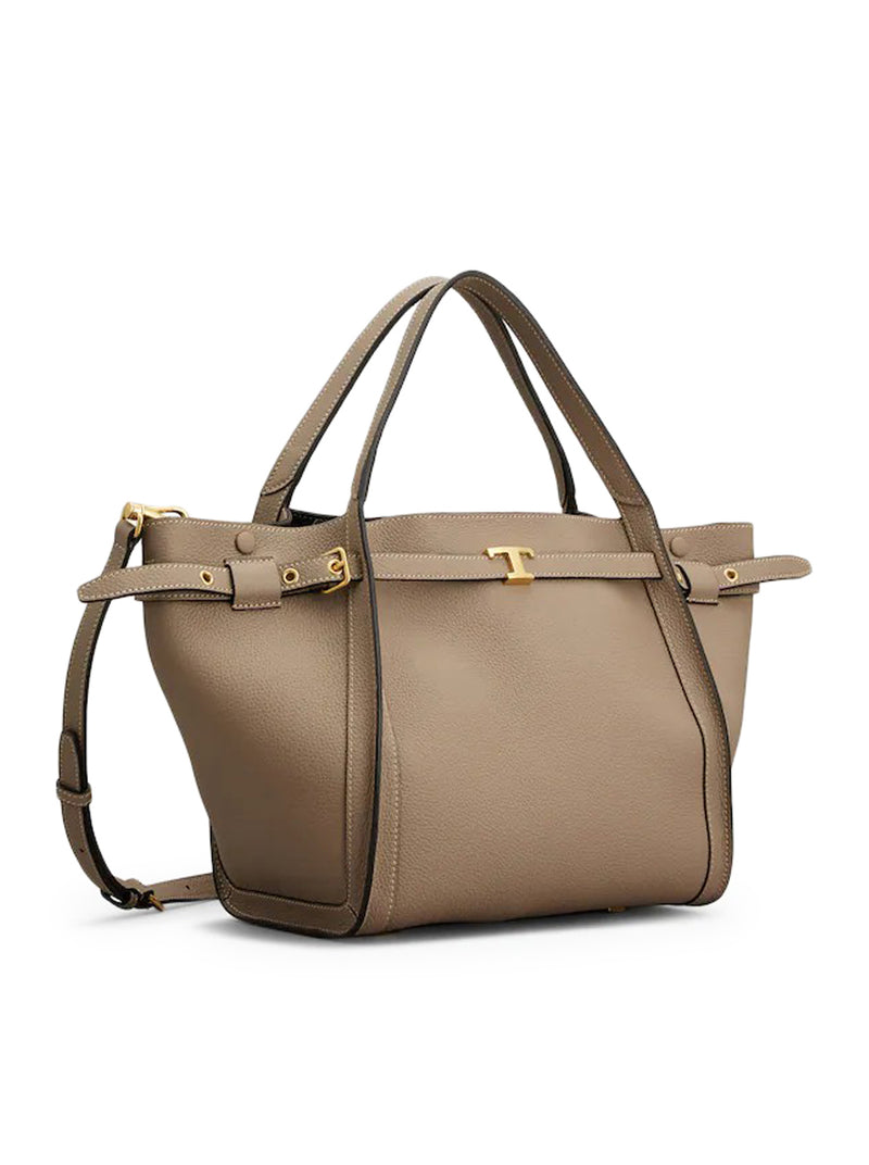 BORSA SHOPPING IN PELLE PICCOLA