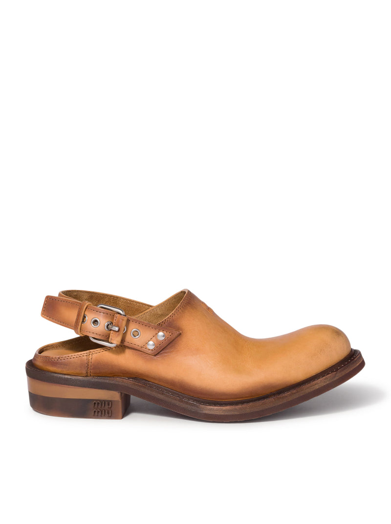 SABOT FOULE IN PELLE