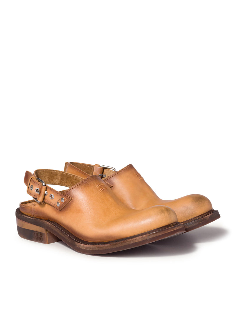 SABOT FOULE IN PELLE
