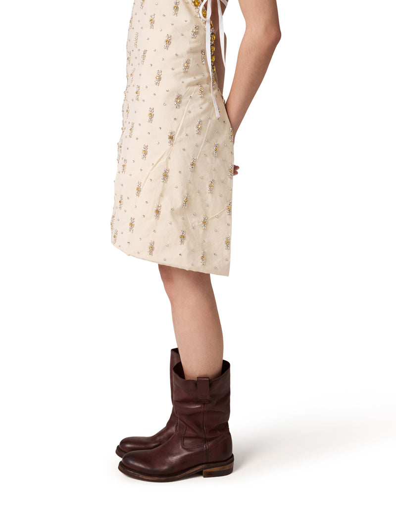 STIVALETTI FOULE IN PELLE DI VITELLO