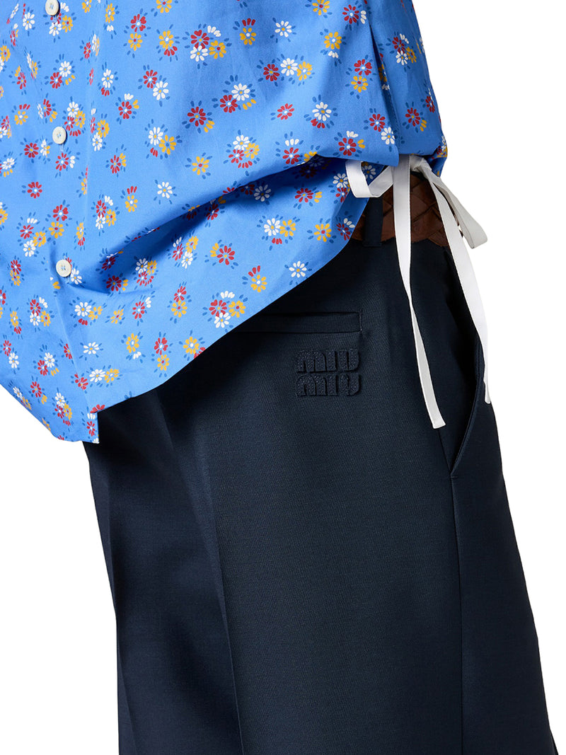 PANTALONI IN KID MOHAIR