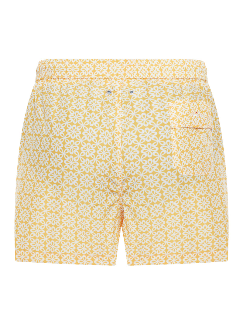 COSTUME DA BAGNO IN TESSUTO TECNICO CON FANTASIA FLOREALE ALL OVER