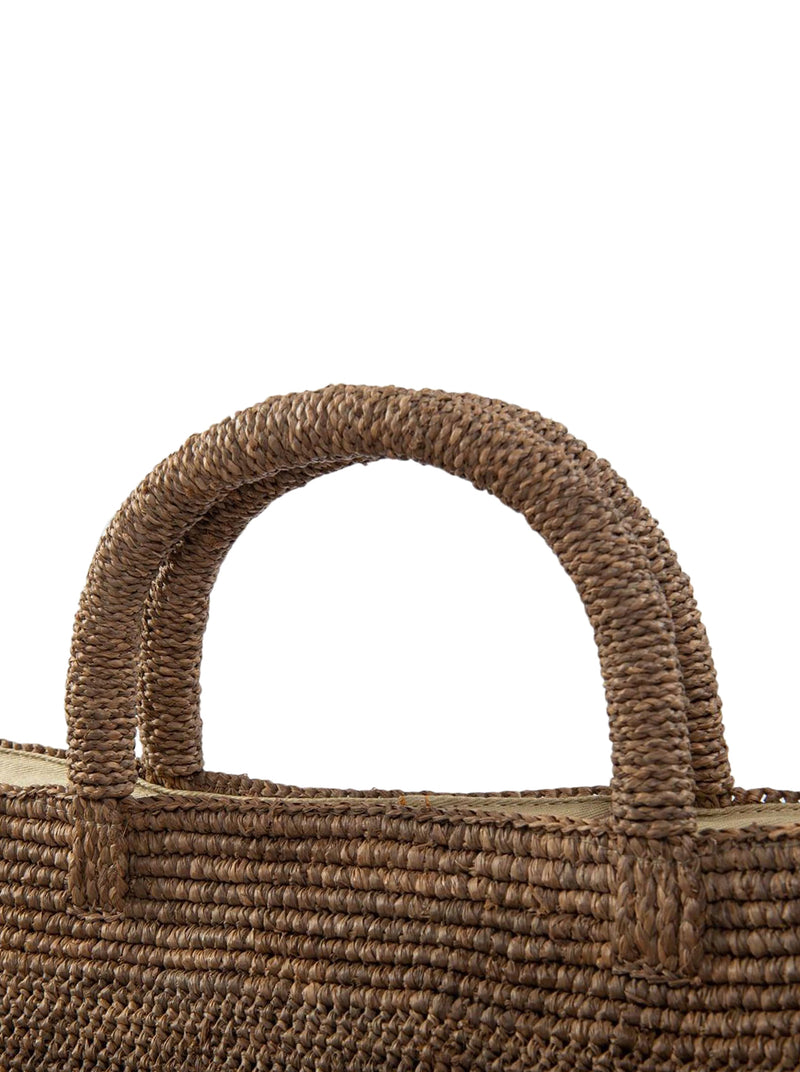 BORSA IN RAFIA VANILLA