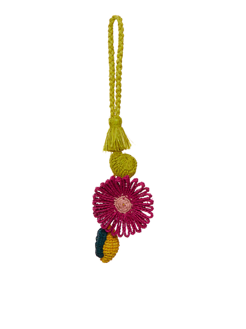 CHARMS LEMON DECORATIVO IN RAFIA