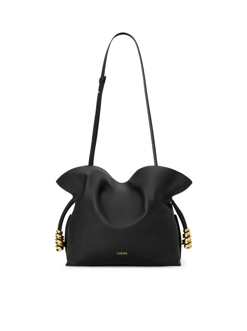 BORSA CLUTCH COIL FLAMENCO MEDIA IN NAPPA DI VITELLO