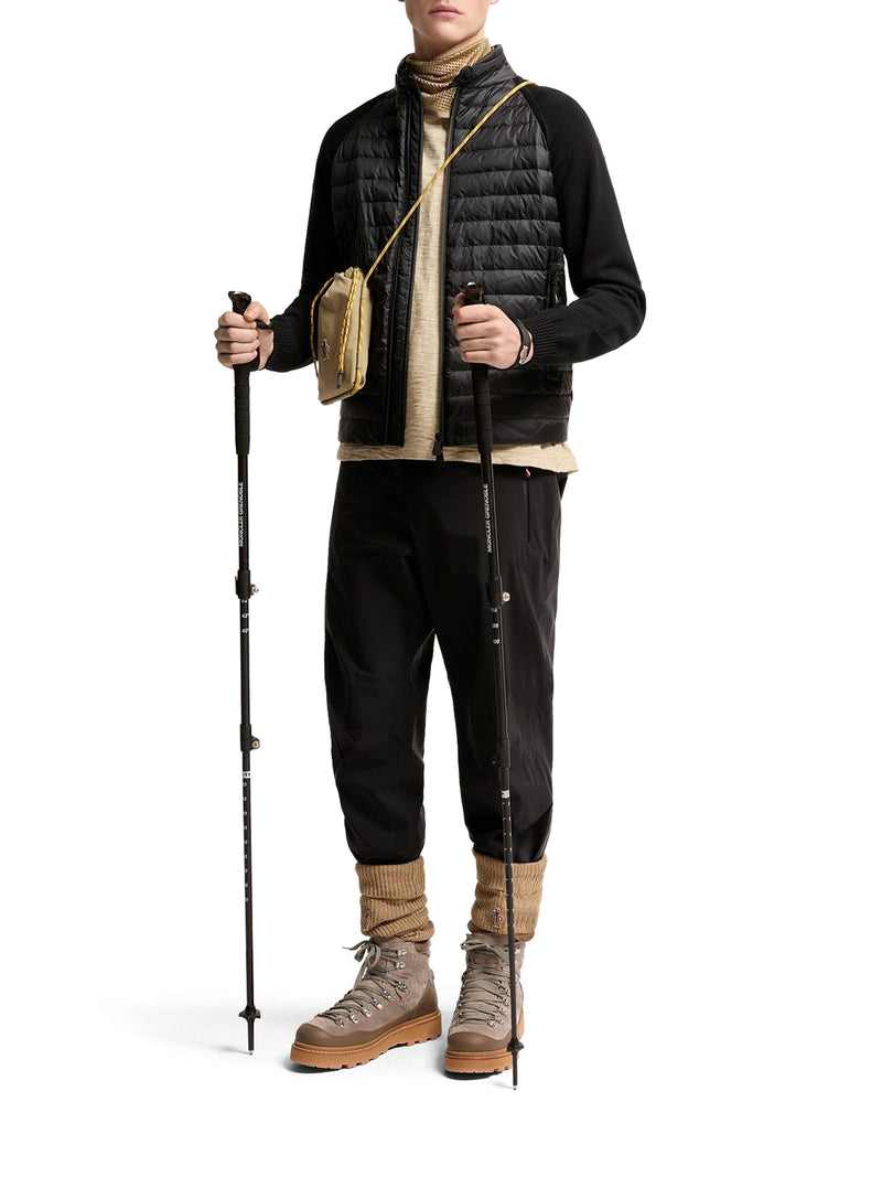 CARDIGAN IMBOTTITO CON ZIP