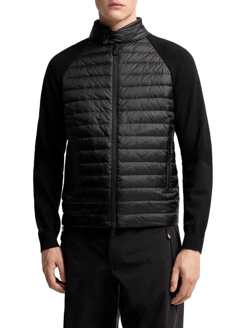 CARDIGAN IMBOTTITO CON ZIP