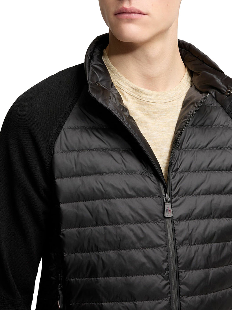 CARDIGAN IMBOTTITO CON ZIP